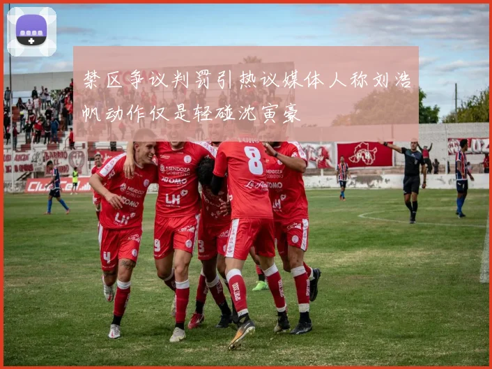 禁区争议判罚引热议媒体人称刘浩帆动作仅是轻碰沈寅豪